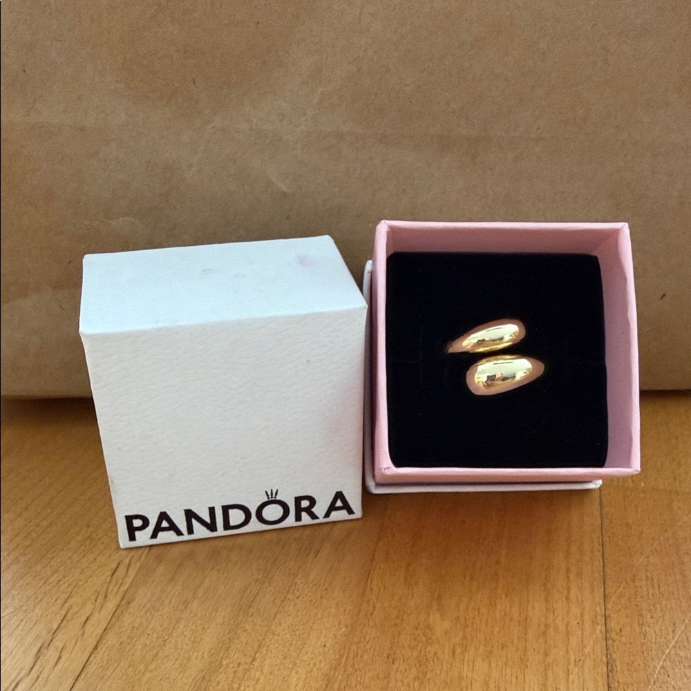 Pandora Gold Teardrop Earrings